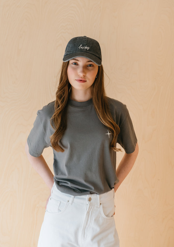 Recycled Cotton Cap in Lucky