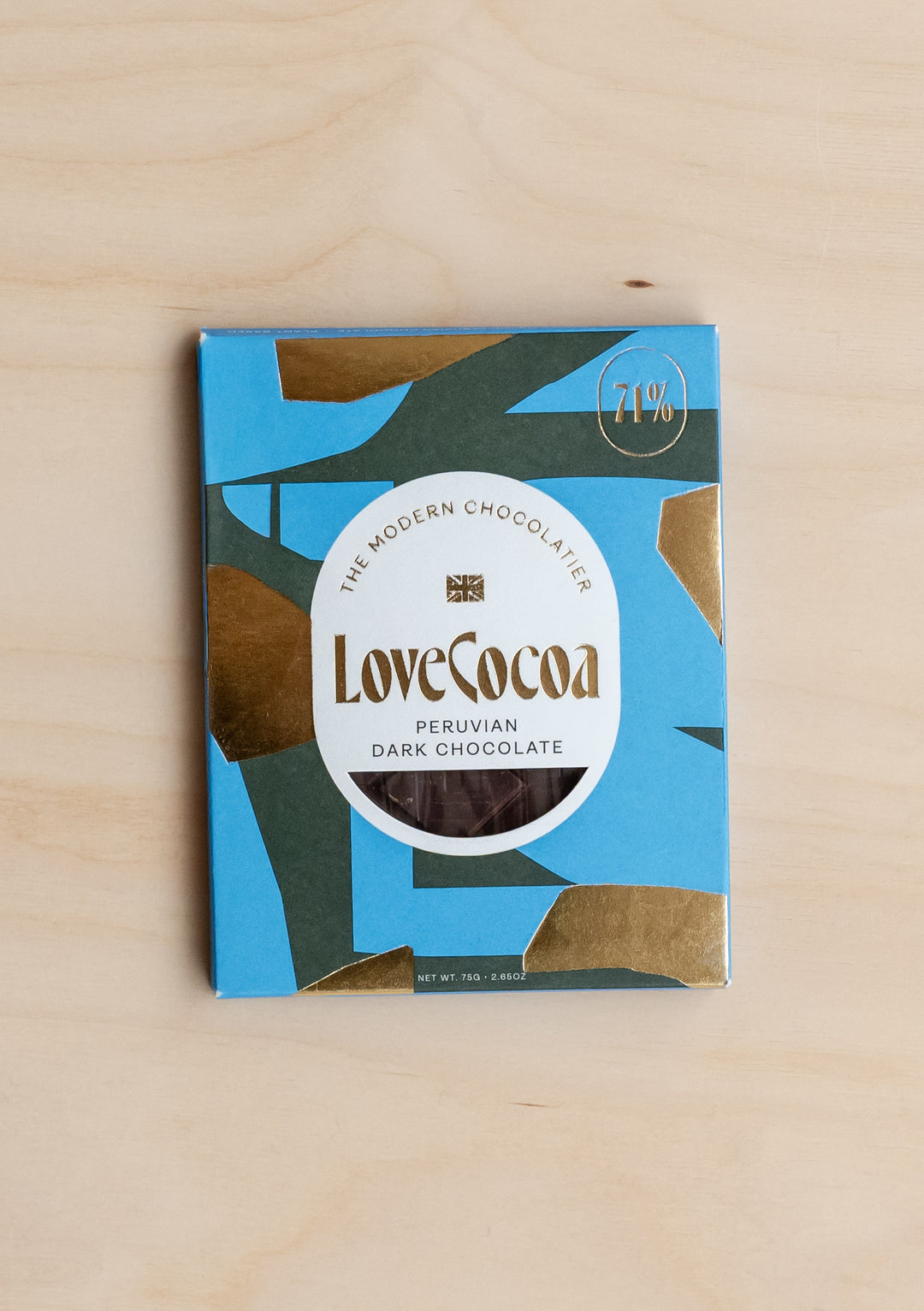 Tablette de chocolat noir péruvien à 85 %