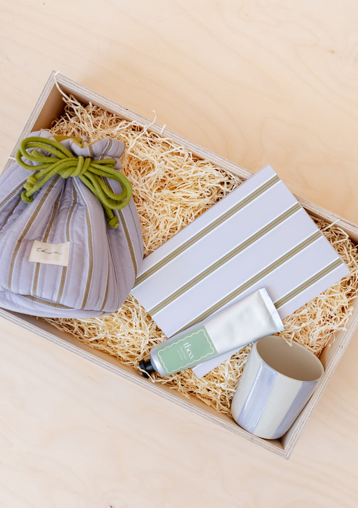 Coffret cadeau repos et rafraîchissement prêt à l'emploi
