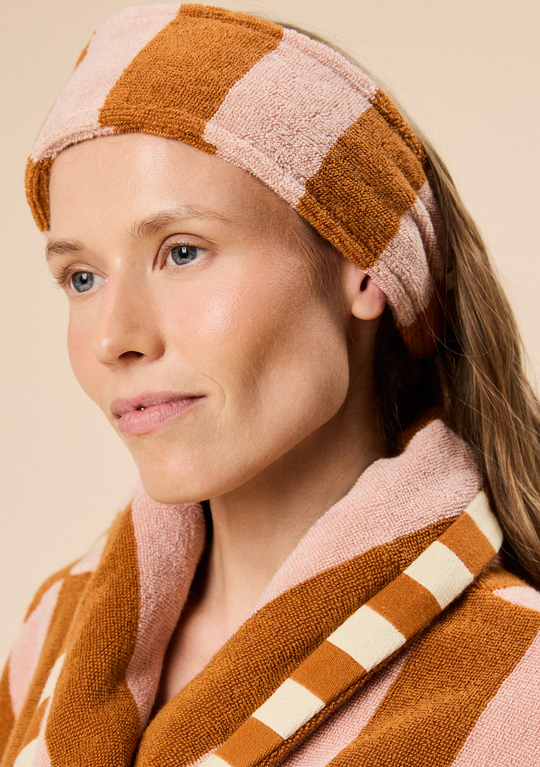 Terry-Haargummi mit Wabenmuster