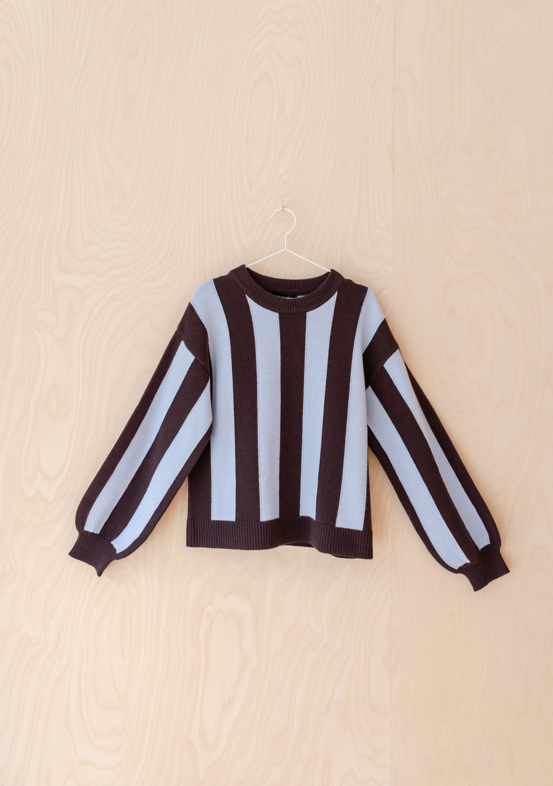 NC x TBCo Blue Stripe Relaxed Wool Jumper