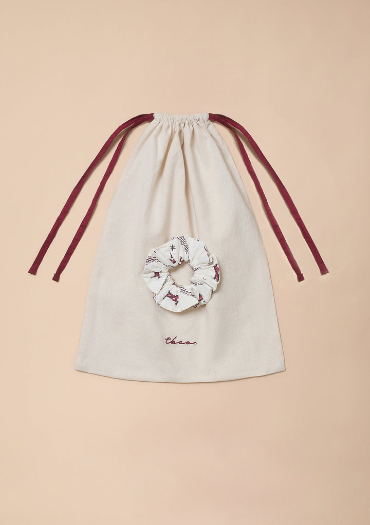 Cropped Cotton Pyjamas in Cream Gallop