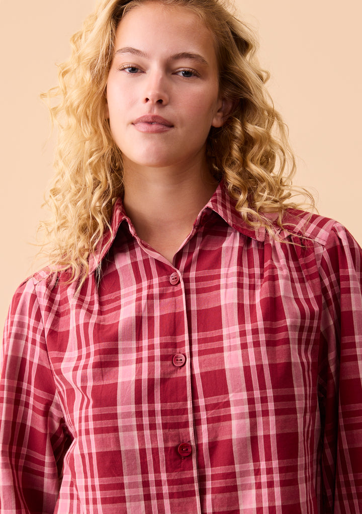 Cotton Pyjamas in Pink Tartan
