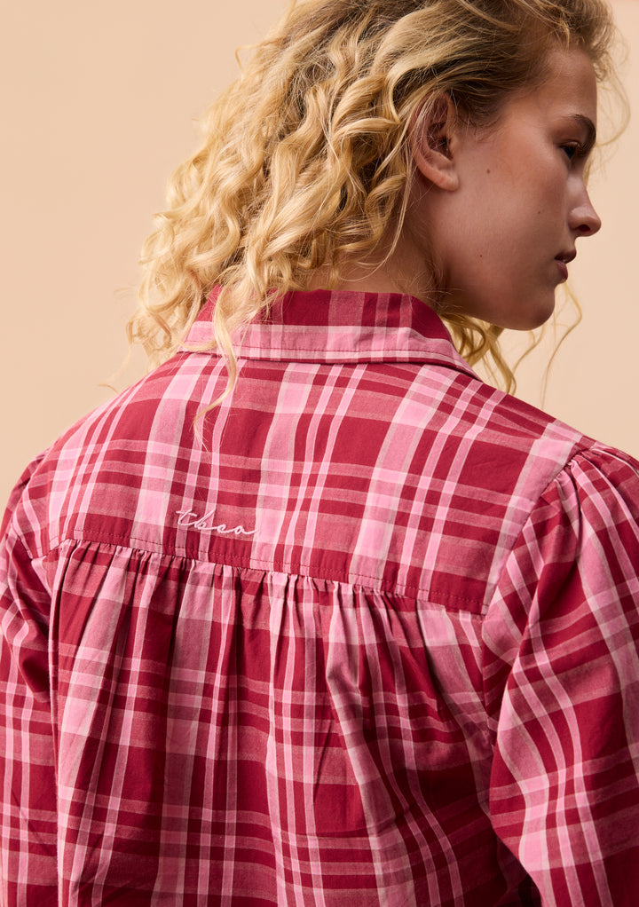 Cotton Pyjamas in Pink Tartan
