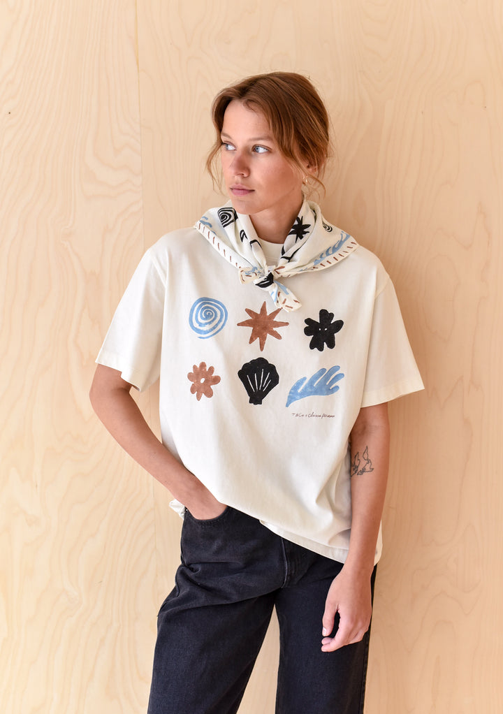 Baumwoll-T-Shirt „The Artist Series TBCo x Chiara Perano“