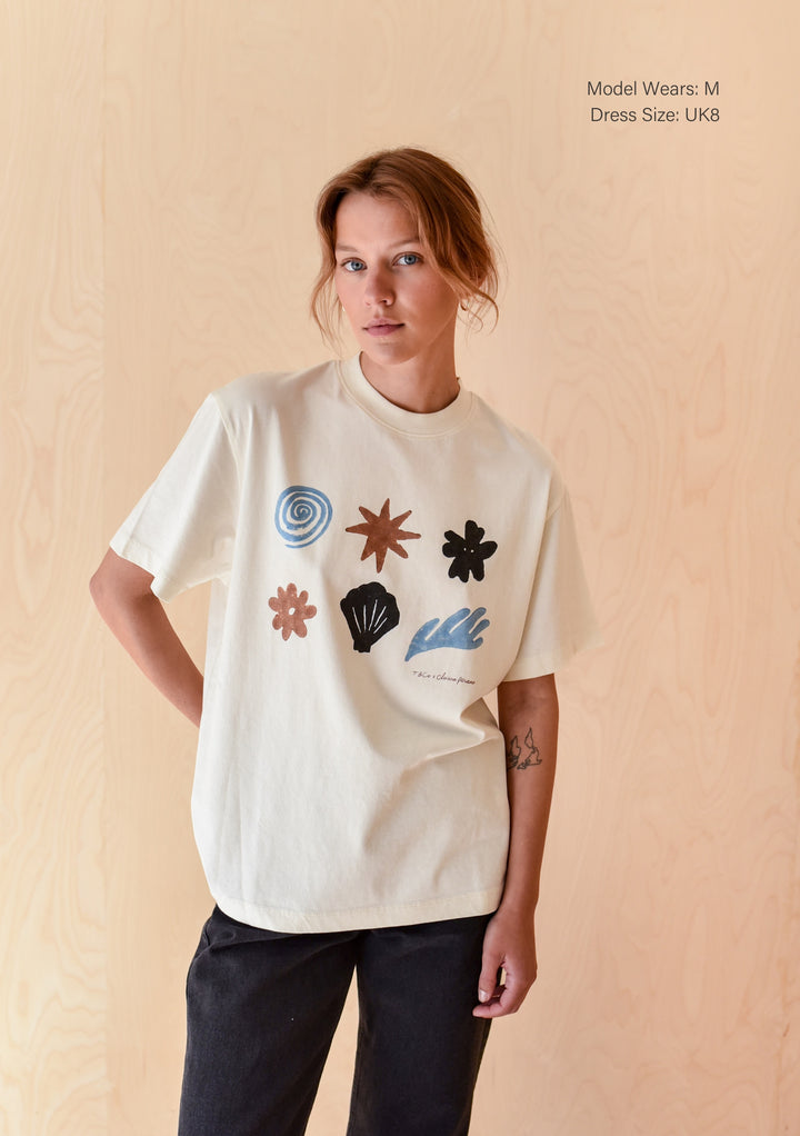 Baumwoll-T-Shirt „The Artist Series TBCo x Chiara Perano“