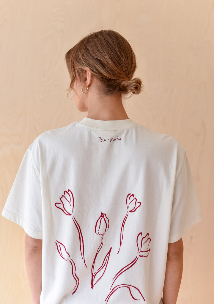 Baumwoll-T-Shirt „The Artist Series TBCo x Harlie Briggs“